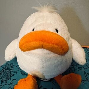 Jellycat White and Orange Delia Duck